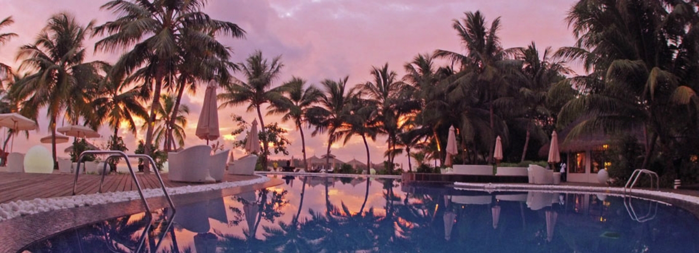 Swimming Pool Evening View