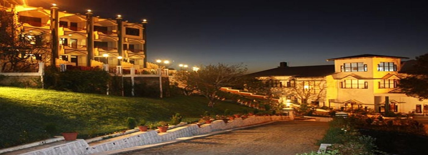 Night view of the resort