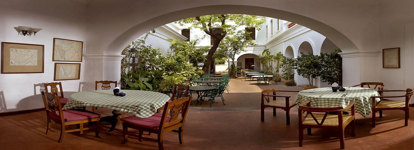 The Open Air Seating Of The Carte Blanche Restaurant