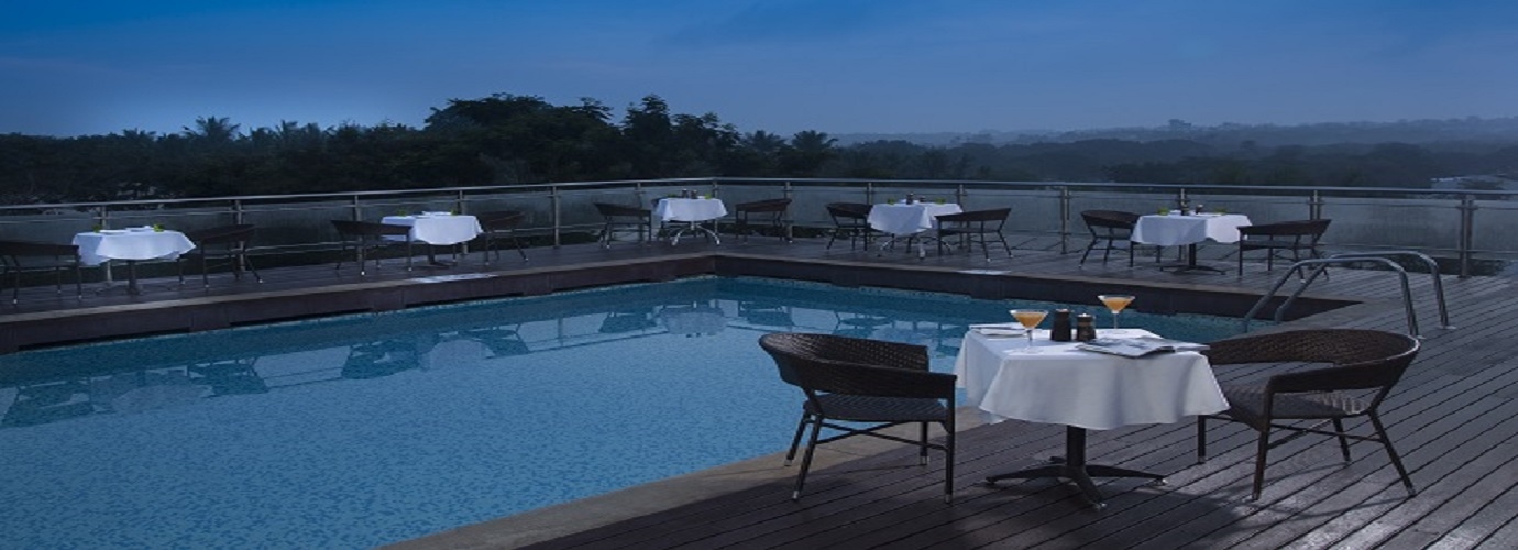 Pool With A Dining Area