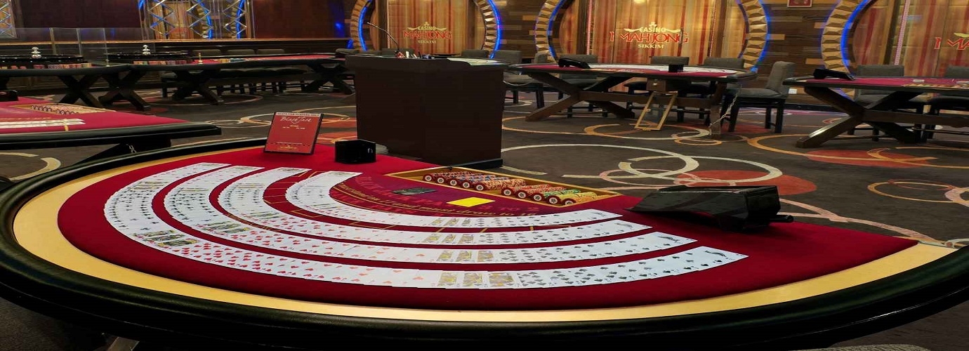 Casino Blackjack Gaming Table