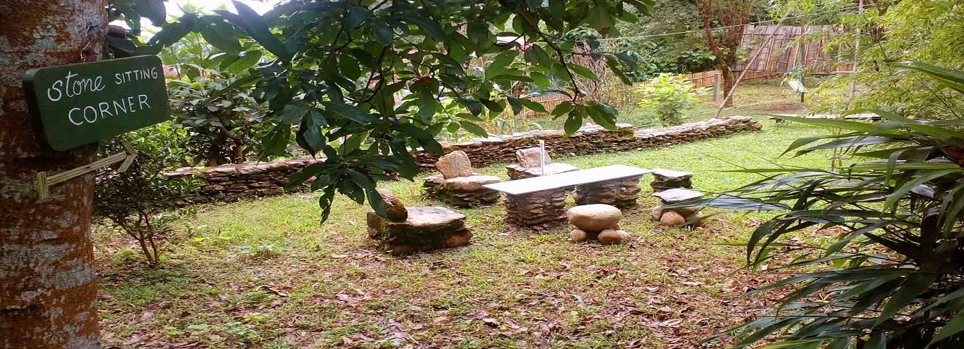 Stone Sitting Corner