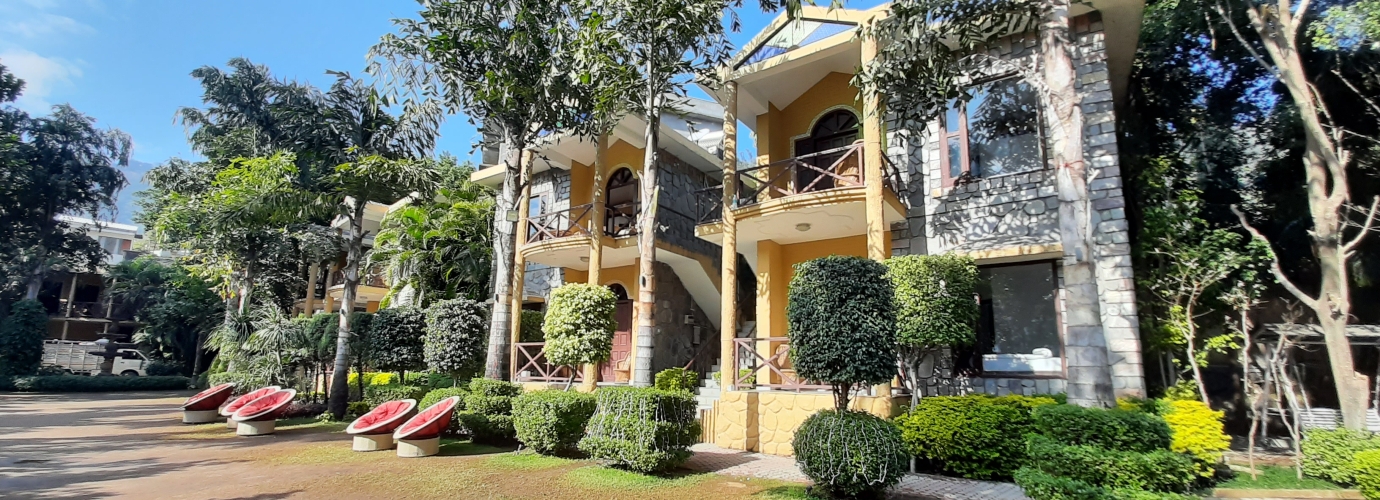 Cottages Overlooking the Garden