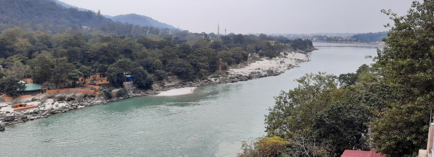 View of Ganga Ji from Hotel